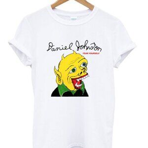 Daniel Johnston T-Shirt Fear Yourself Retro Music Fan Graphic Vintage 51